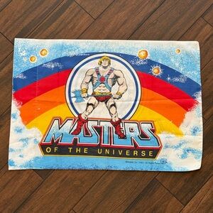 Vintage 1983 He-Man Pillowcase Standard Mattel Masters of the Universe